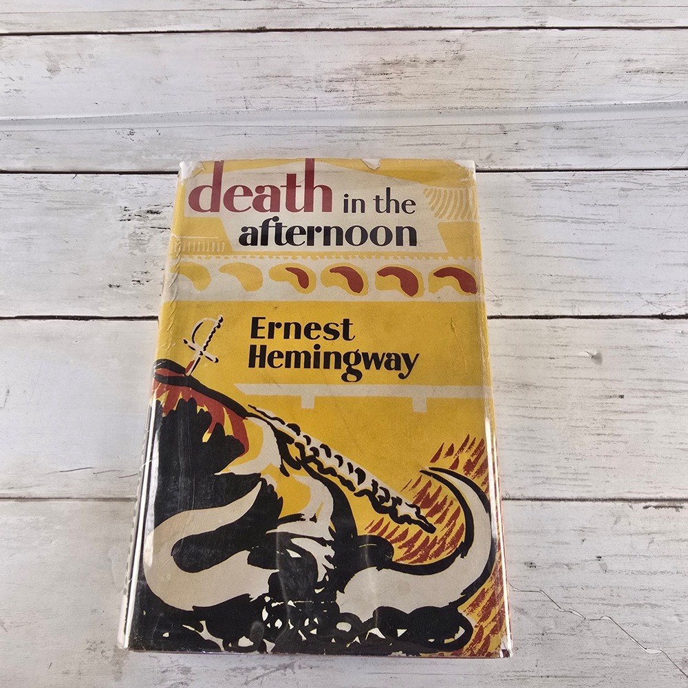 VTG Death in the Afternoon Ernest Hemingway 1966 Reprint Hardcover Dust Jacket
